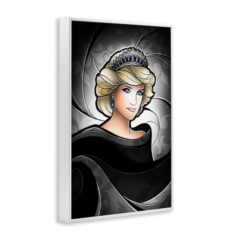 Stupell Royal Peoples' Princess Framed Giclee Art Design By Mandie Manzano