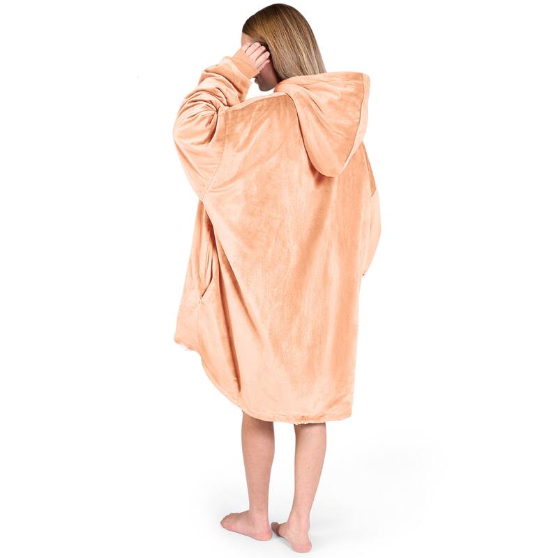 Bare Homey B-Cozy Oversized Sherpa Wearable Blanket