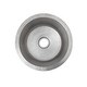 preview thumbnail 3 of 8, 14-in Round Hammered Copper Bar Sink in Nickel w/ 2-in Drain Opening (BR14EN2)