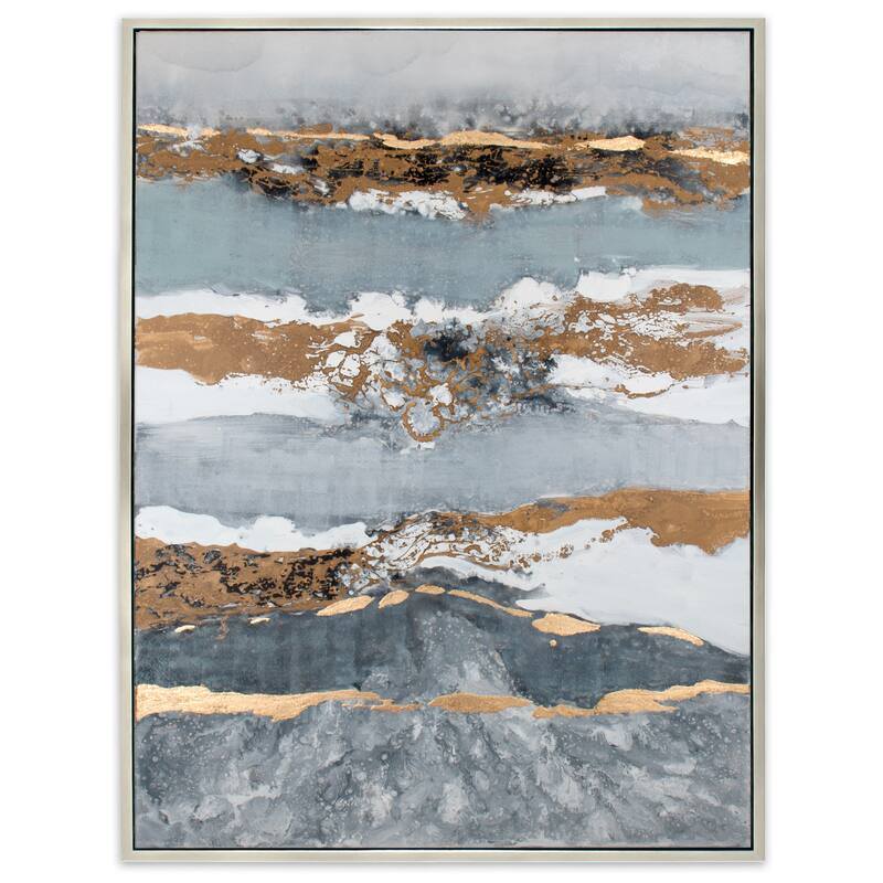 Shimmering Light Hand Painted Canvas