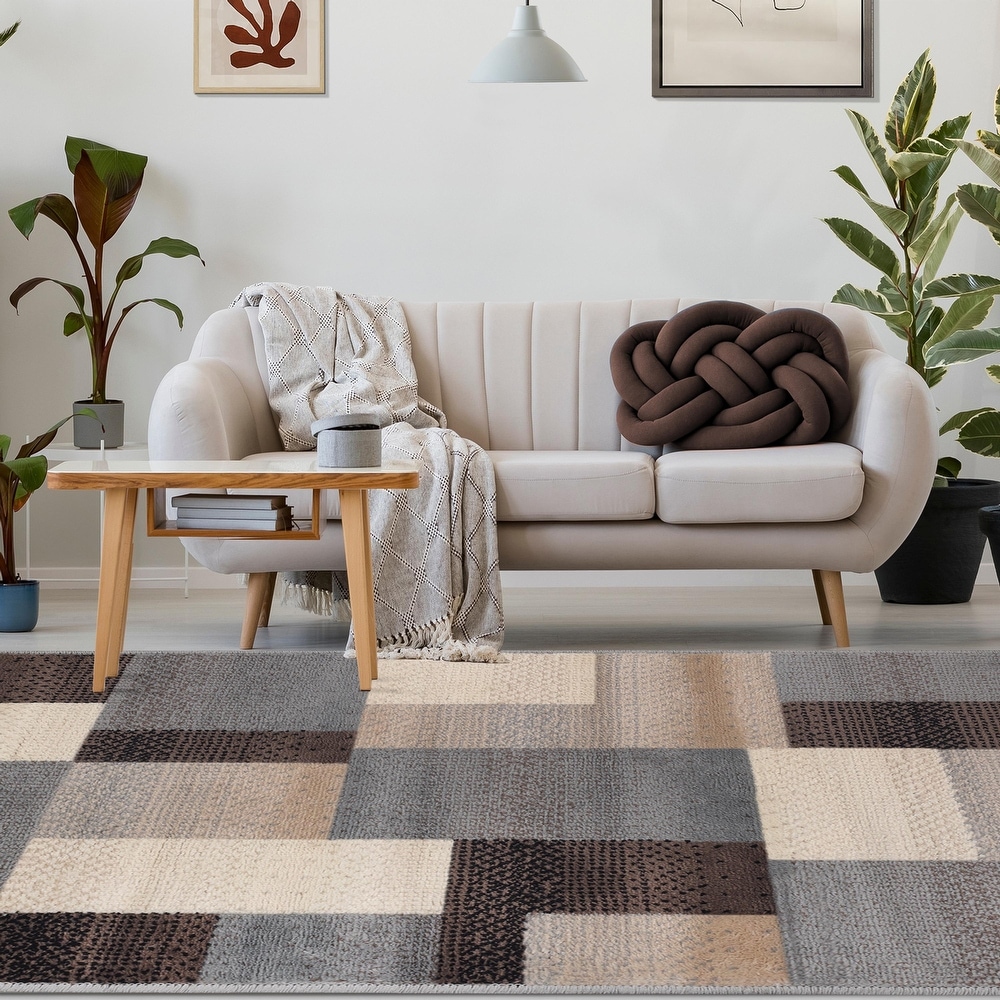 Square cotton rug 4x4 feet / 5x5 feet /6x6 feet / 7x7 feet / 8x8 feet