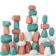 preview thumbnail 14 of 26, Stacking Rocks, 36 pcs Wooden Stacking Stones by Comfy Cubs Dino Pack