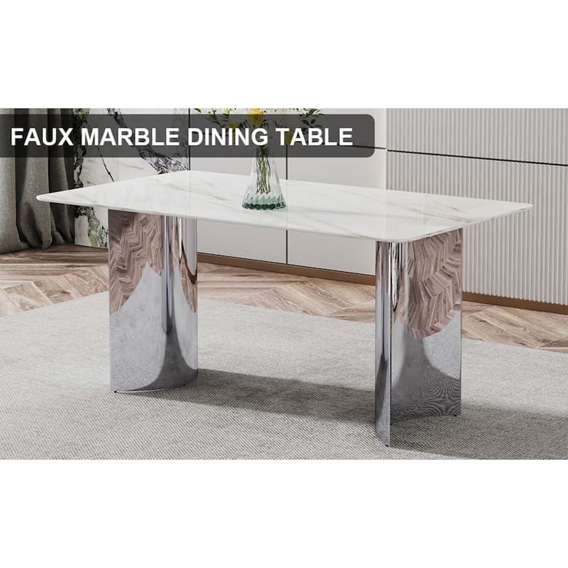 Modern minimalist dining table