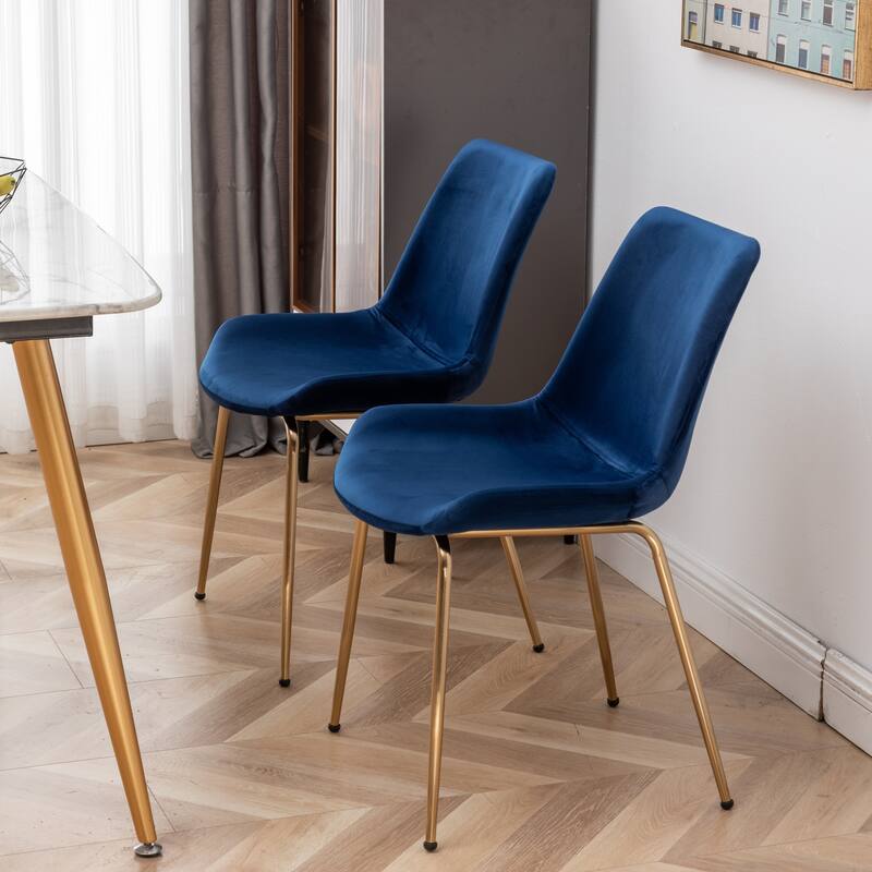 Modern Velvet Dining Chair for Dining Room, Set of 2