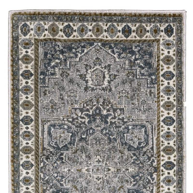 HomeRootsMedallion Traditional Runner Area Rug