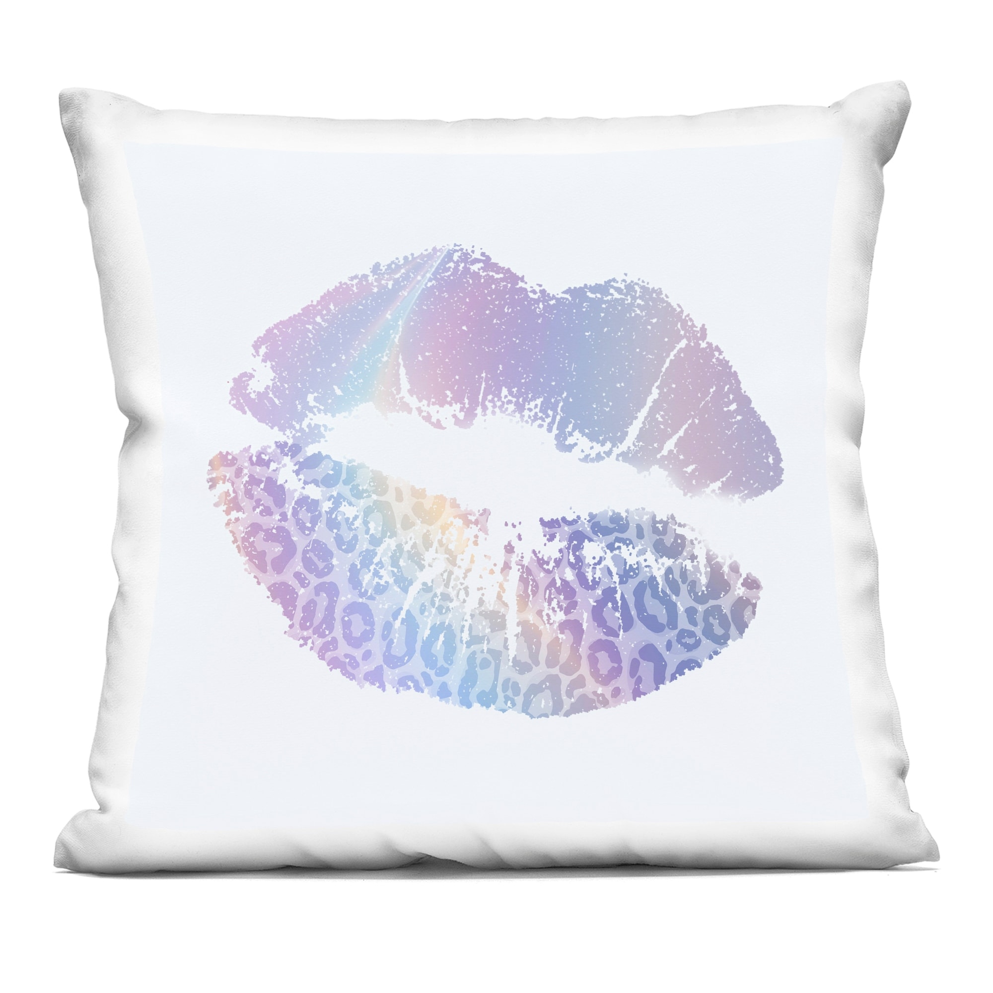 Stupell Purple Rainbow Lipstick Decorative Printed Throw Pillow Design by Kim Allen