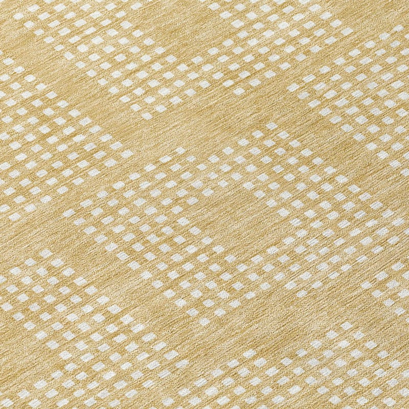 Machine Washable Indoor/ Outdoor Chantille Modern Houndstooth Rug