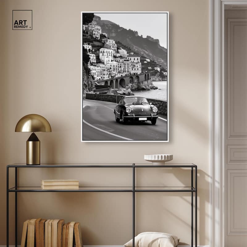 Drive through the Town Canvas by Art Remedy