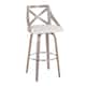 Option Cream Fabric/Light Grey Wood/Chrome
