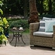 preview thumbnail 1 of 16, Patio 23.6" Cast Aluminum Dining Table