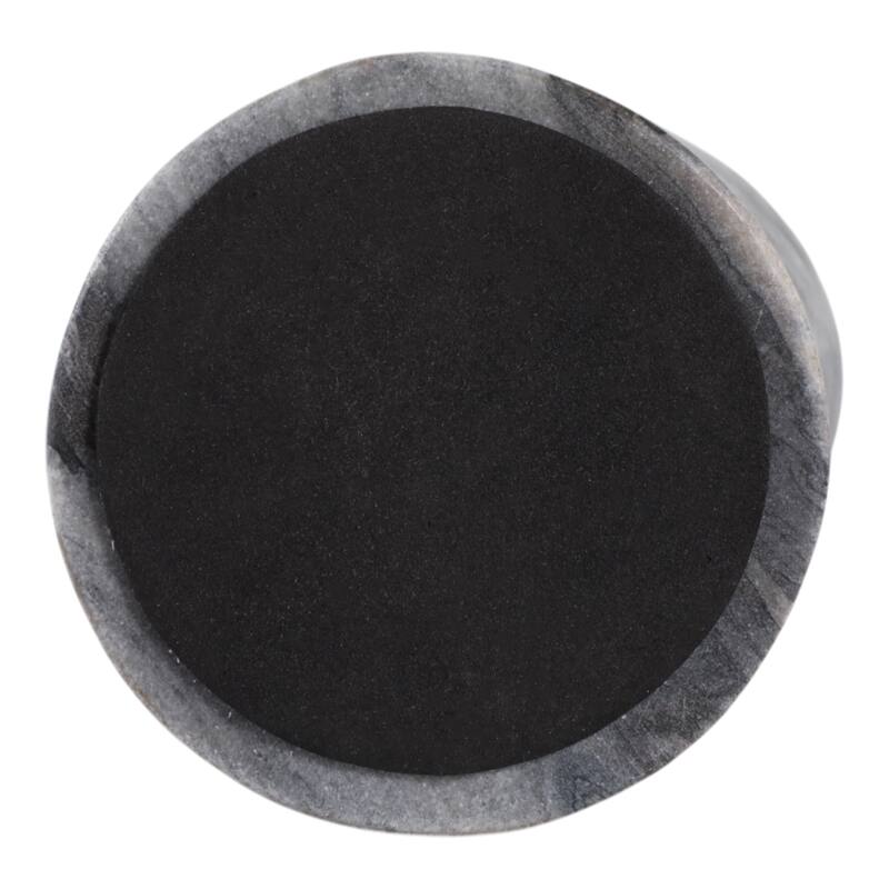 Marble Decorative Object Curved Hook-Inspired Statue - 12" Gray - 12.0"