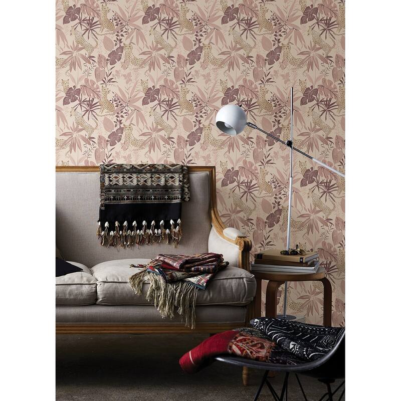 NuWallpaper Rose Jhalana Peel & Stick Vinyl Wallpaper - 216in x 20.5in x 0.025in