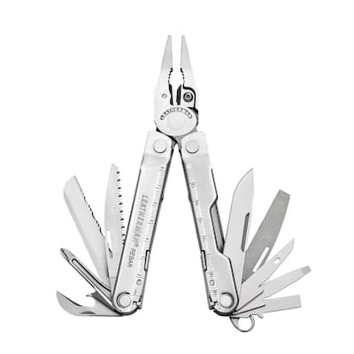 Leatherman Rebar Multitool with Premium Wire Cutters & Saw, Stainless Steel