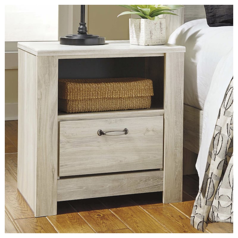 Bellaby Whitewash Nightstand - Whitewash - 2-drawer
