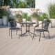 Option Clear Top/Black Rattan
