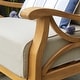preview thumbnail 5 of 7, Cambridge Casual Lowell 5-piece Teak Wood Patio Conversation Set with cushion