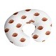 preview thumbnail 1 of 4, Sweet Jojo Designs Brown White Football Boy Nursing Breastfeeding Pillow Cover Case (Pillow Not Included) for Blue Sports Theme