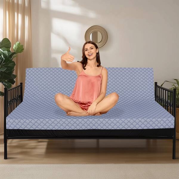 Daybed Corduroy Futons Mattress Memory Foam Futon(Frame Not Included ...