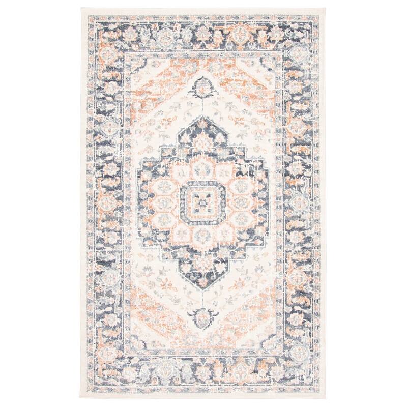 ECARPETGALLERY Machine Woven Heriza Ivory Area Rug - Ivory - 8'0 x 10'0 - Rectangle