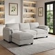 preview thumbnail 2 of 96, Modern Couduroy Modular Sectional Sofa Couch with Ottoman for Living Room