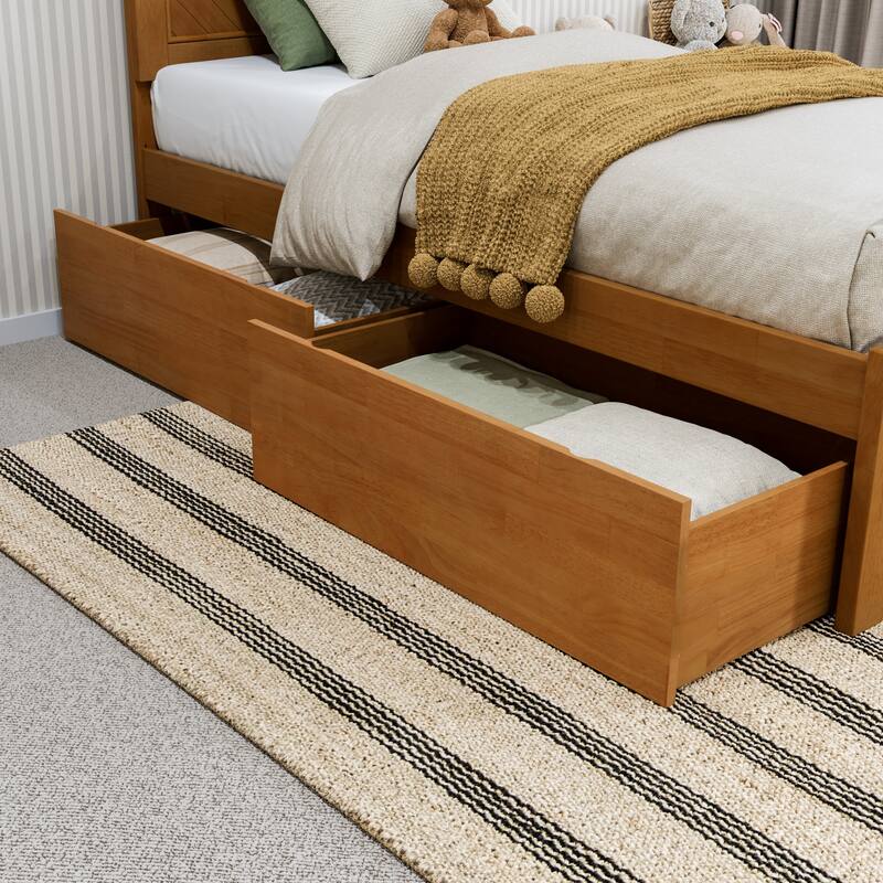 Canyon Platform Bed with Matching Footboard & Storage Drawers