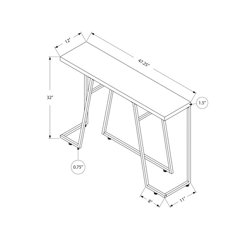 Accent Table, Console - taupe