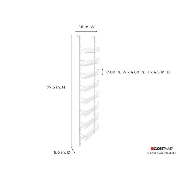 ClosetMaid Adjustable Hanging Basket Organizer