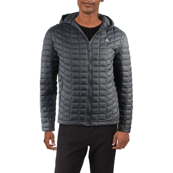 reebok men's midweight quilted puffer jacket