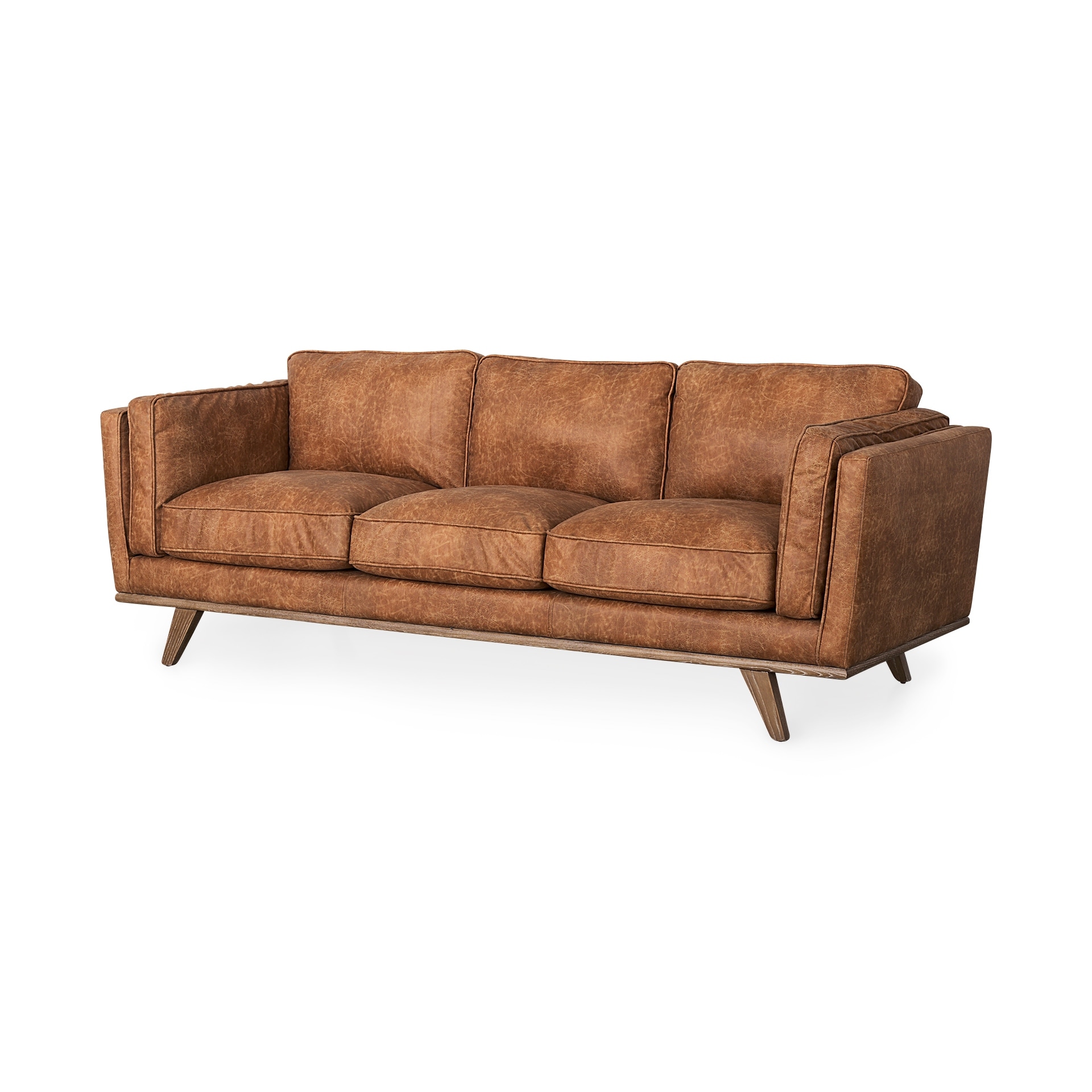 Tan leather best sale lounge freedom