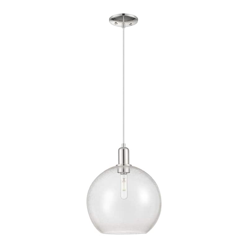 Innovations Lighting Endless Possibilities Arcadia - Athens - 1 Light 12" Cord Hung Mini Pendant - Polished Nickel/Seedy