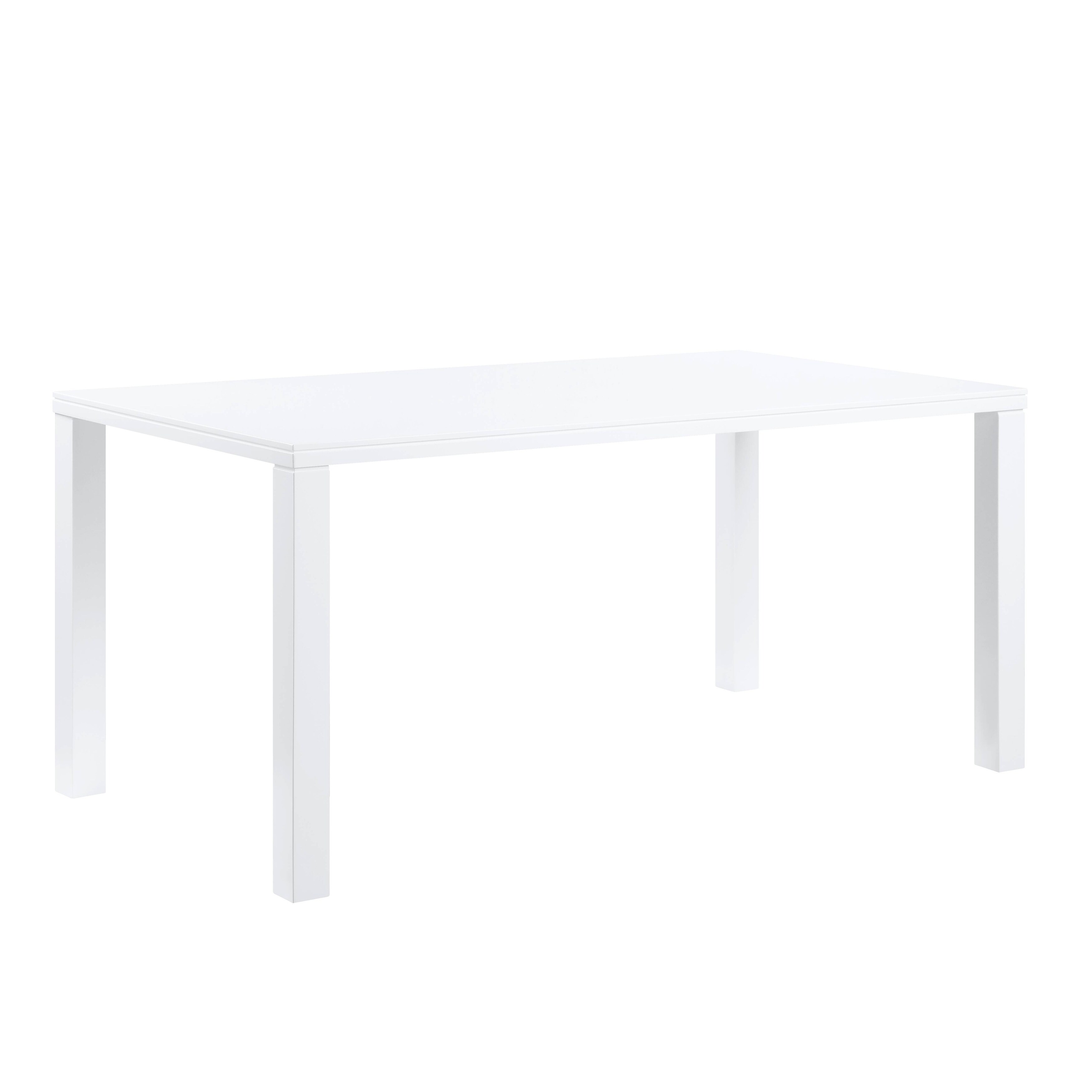 Gloss white kitchen table store
