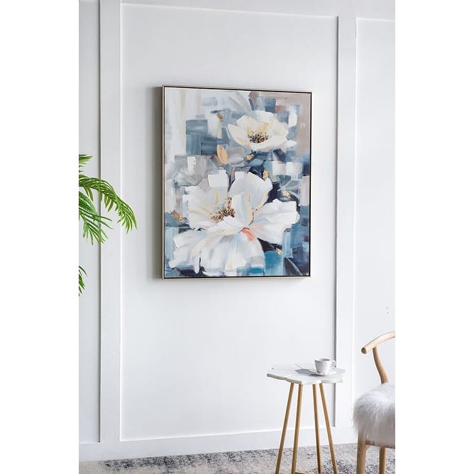 Modern Wall Decor Large Rectangle Wall Art Flower Canvas Print, Home Decor, for Living Room Kitchen Foyer Office