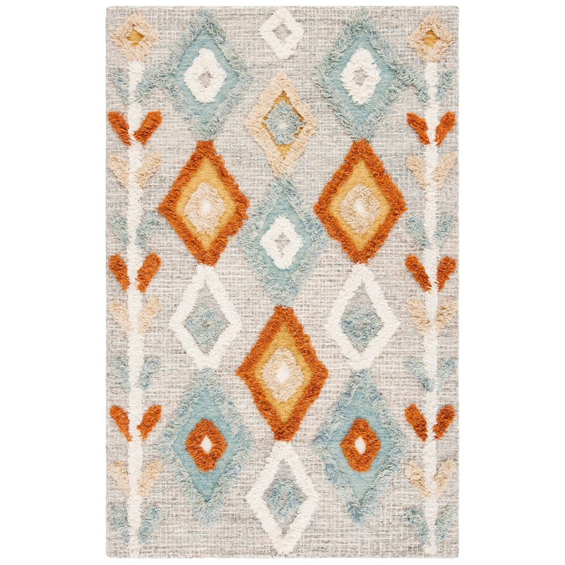 SAFAVIEH Handmade Kenya Dorkas Modern Wool Rug