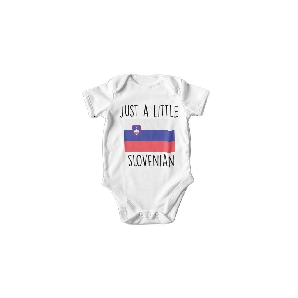 Slovenia - Baby Boy Girl Clothes Infant Bodysuit Funny Cute Newborn