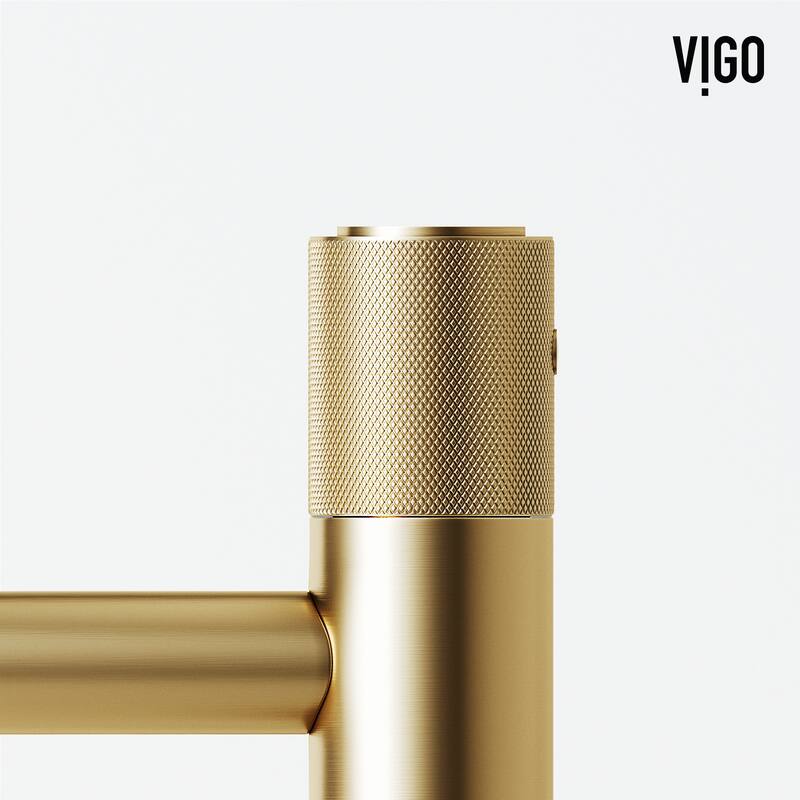 VIGO Apollo 12" H Single Handle Single Hole Bathroom Vessel Faucet