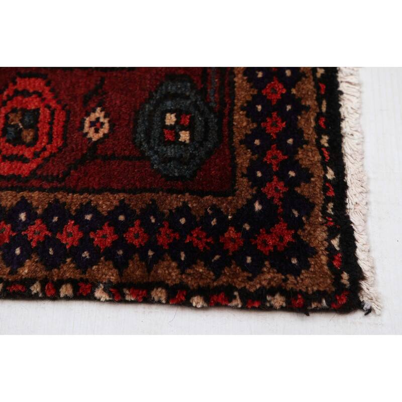 ECARPETGALLERY Hand-knotted Anadol Red Wool Rug - 4'1 x 7'1