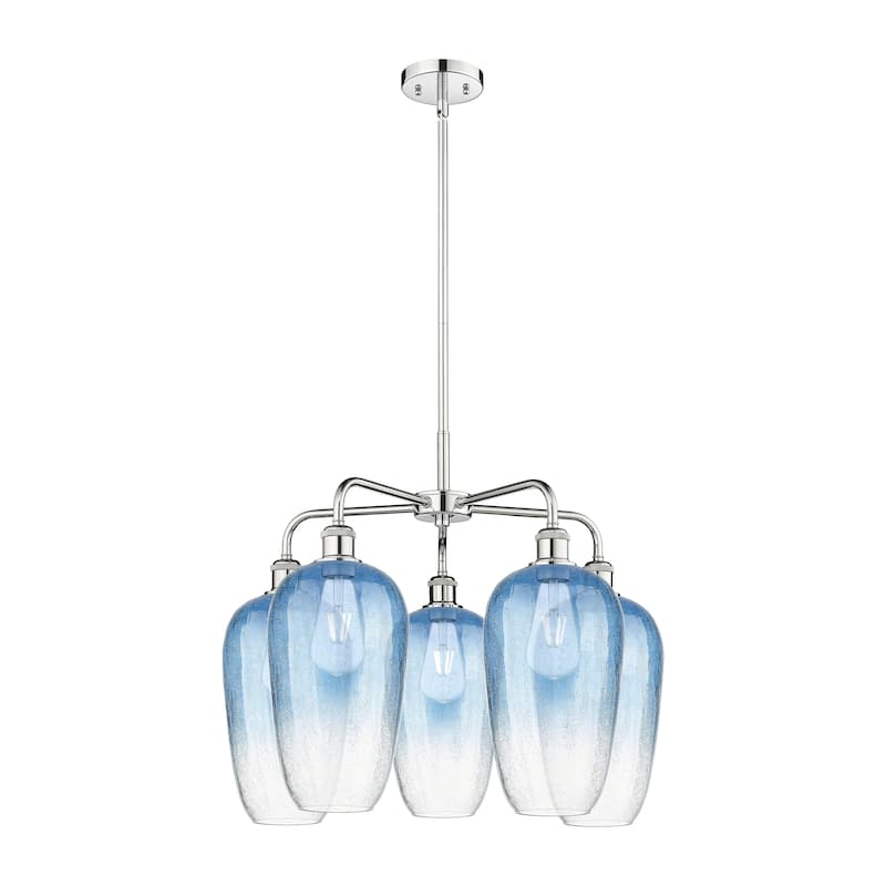 Innovations Lighting Endless Possibilities Ballston - Brookhaven Flute - 5 Light 26" Stem Hung Chandelier