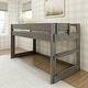 preview thumbnail 12 of 20, Max and Lily Farmhouse Twin-Size Low Loft Bed Driftwood
