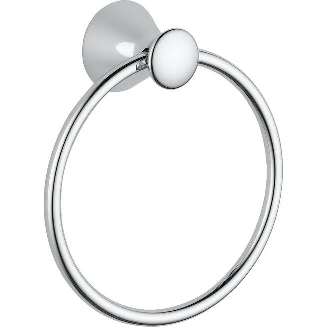Delta Lahara Towel Ring - Chrome