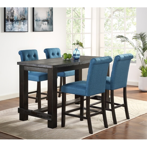 Black table and on sale chairs for sale