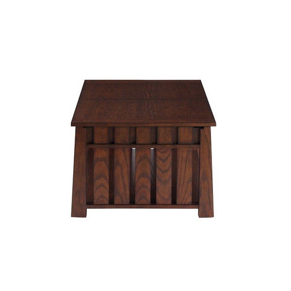 DH BASIC Mission 46-inch Wood Lift Top Coffee Table - On Sale
