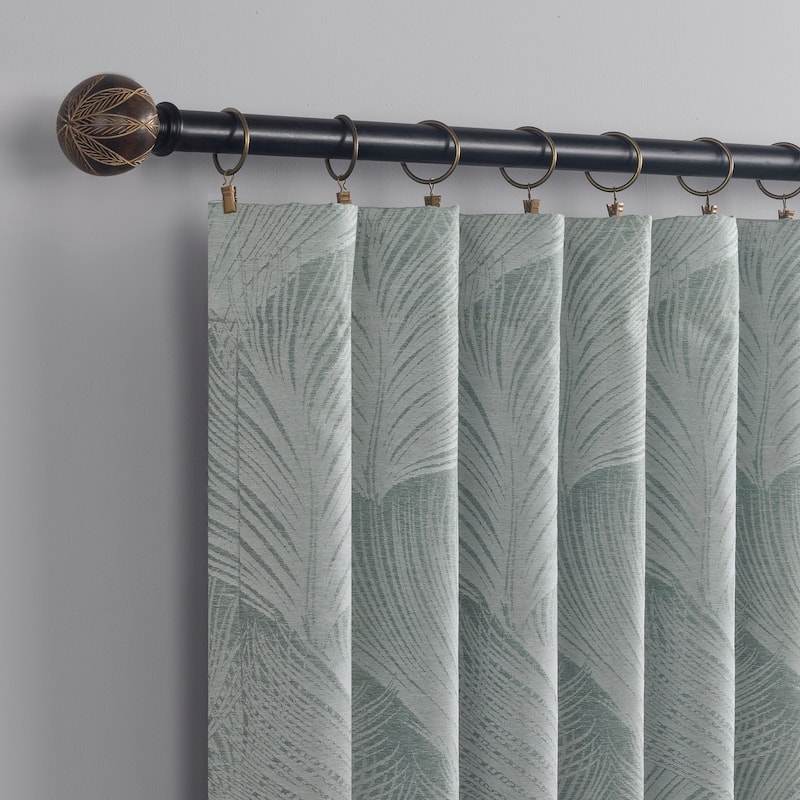 Indigo Road by Egypt Sherrod Coppa Magnetic Closure Total Blackout Back Tab 1-Piece Curtain Panel, Single Panel