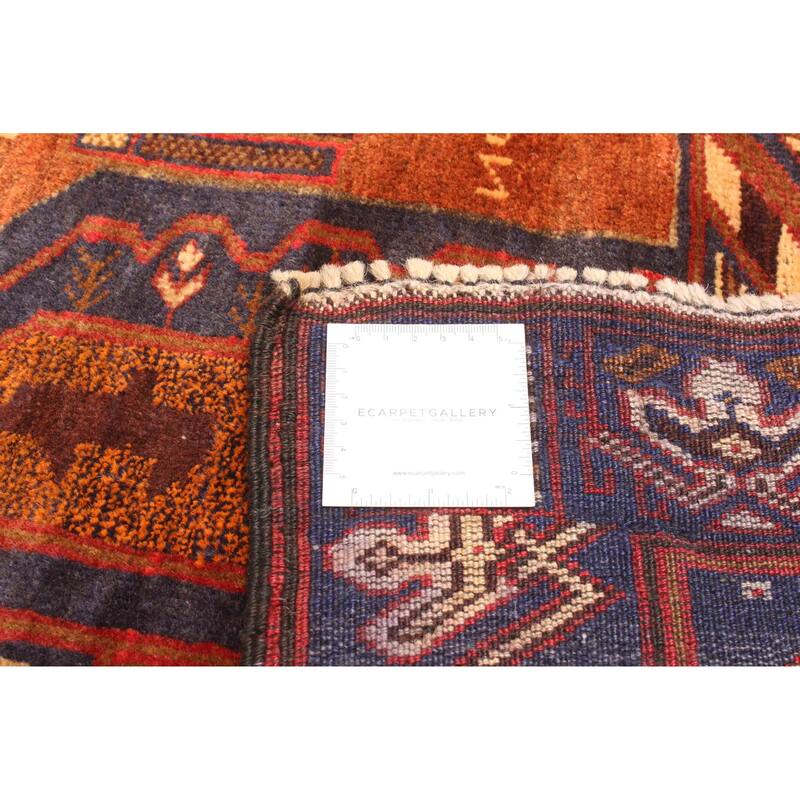 ECARPETGALLERY Hand-knotted Teimani Dark Navy Wool Rug - 3'0 x 4'8