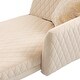 preview thumbnail 15 of 30, Colorful Velvet Sofa Accent Sofa Adjustable Loveseat Sofa with Metal Feet