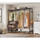 Garment Racks for Hanging Clothes Clothes Rack Metal Clothing Rack with ...