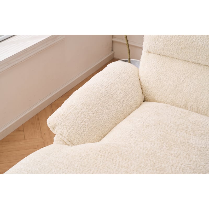 Modern U-shape Chenille Upholstered Sofa with Chaise Multiple Cushions Sectional Couch
