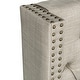 preview thumbnail 6 of 11, Madison Park Amelia Upholstered Wingback Headboard with Button Tufting & Nailhead Trim