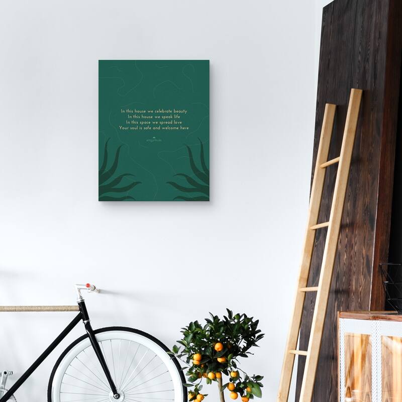 In This House by Princella Canvas Art Print