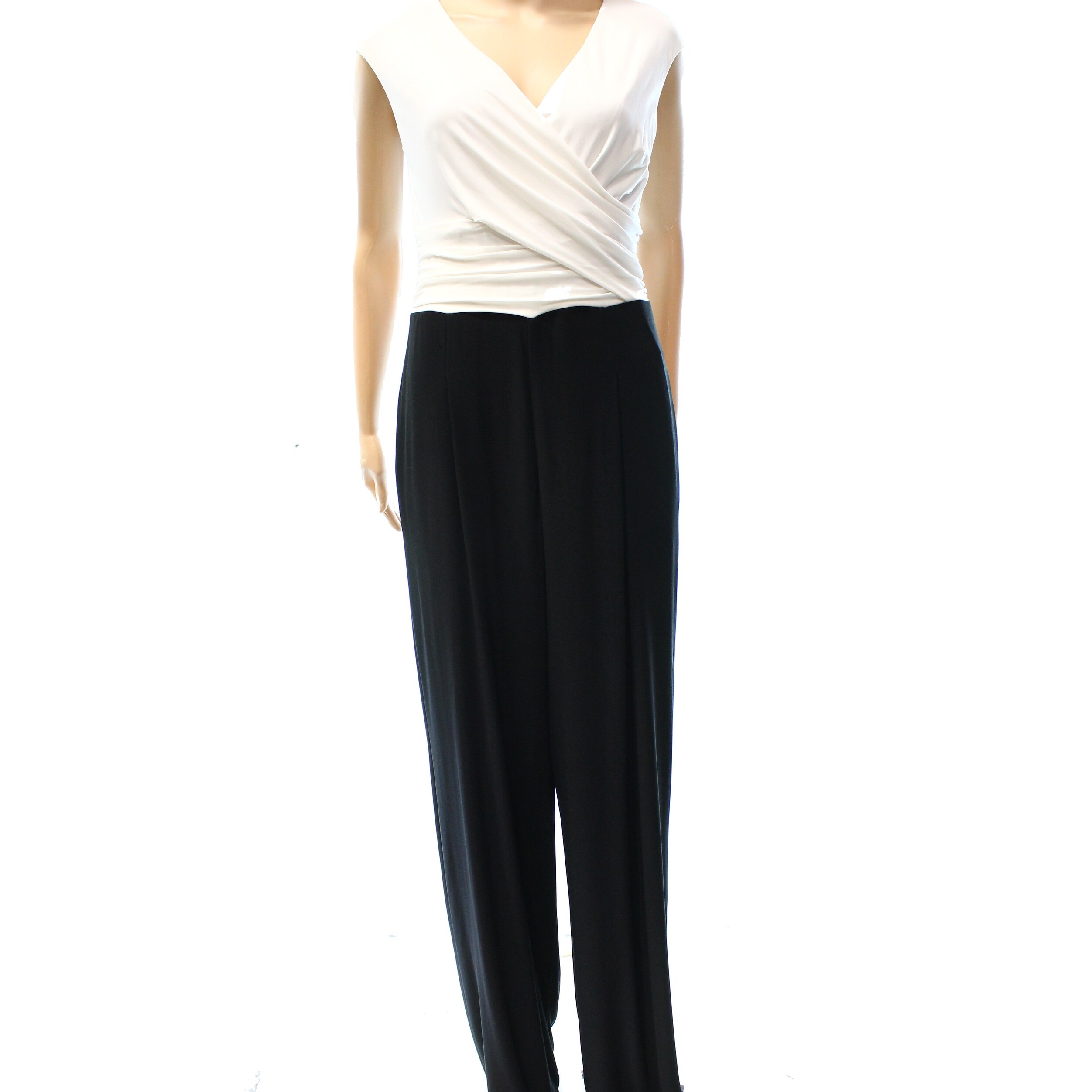 ralph lauren black and white jumpsuit