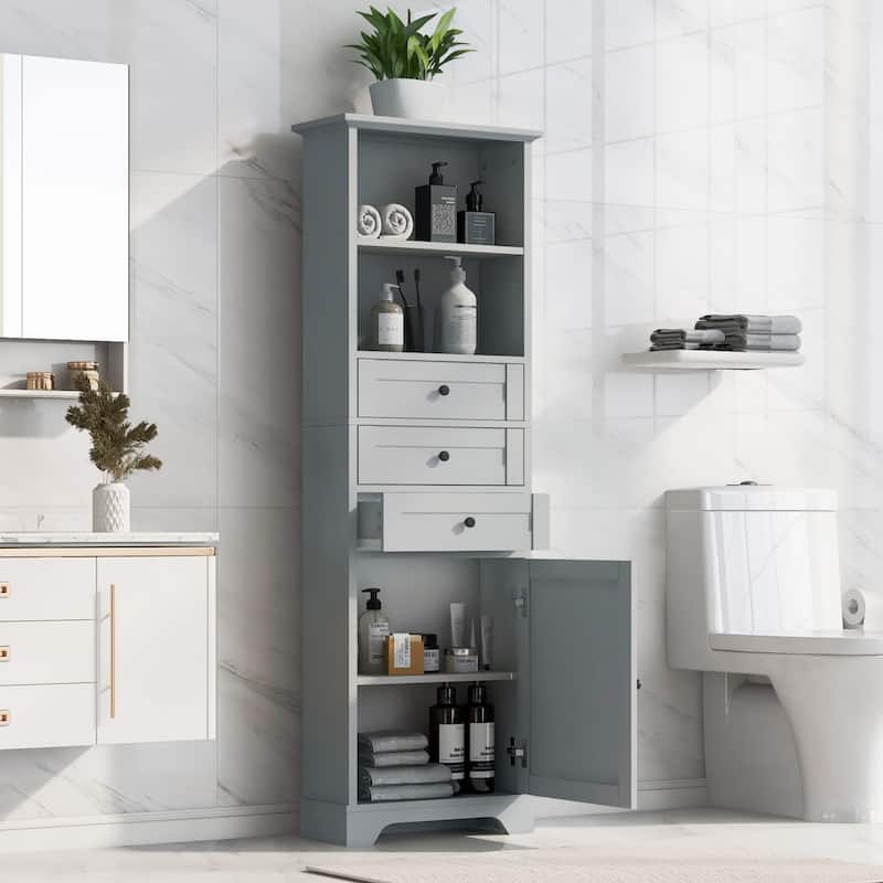 Bathroom High Storage Cabinet